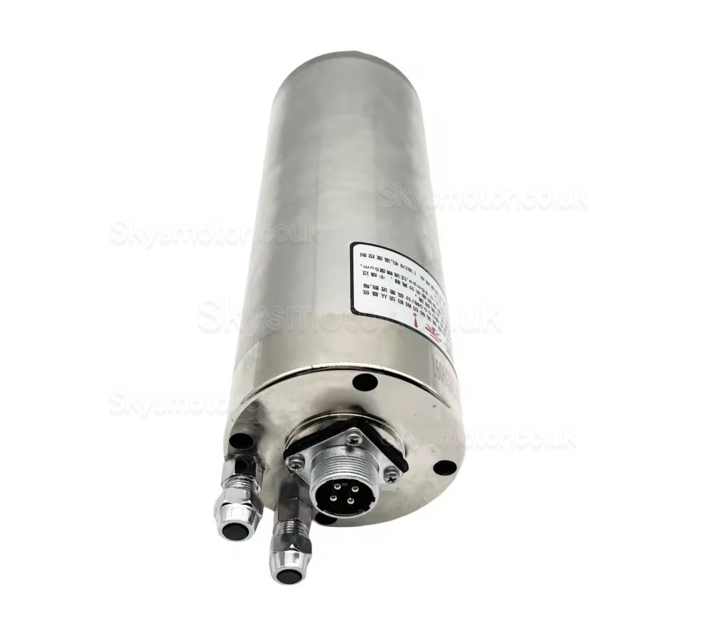 Water Cooled CNC Spindle Motor JGD-100A-3.0KW 110V/220V/380V 3kW 24000RPM ER20 Collet 400Hz